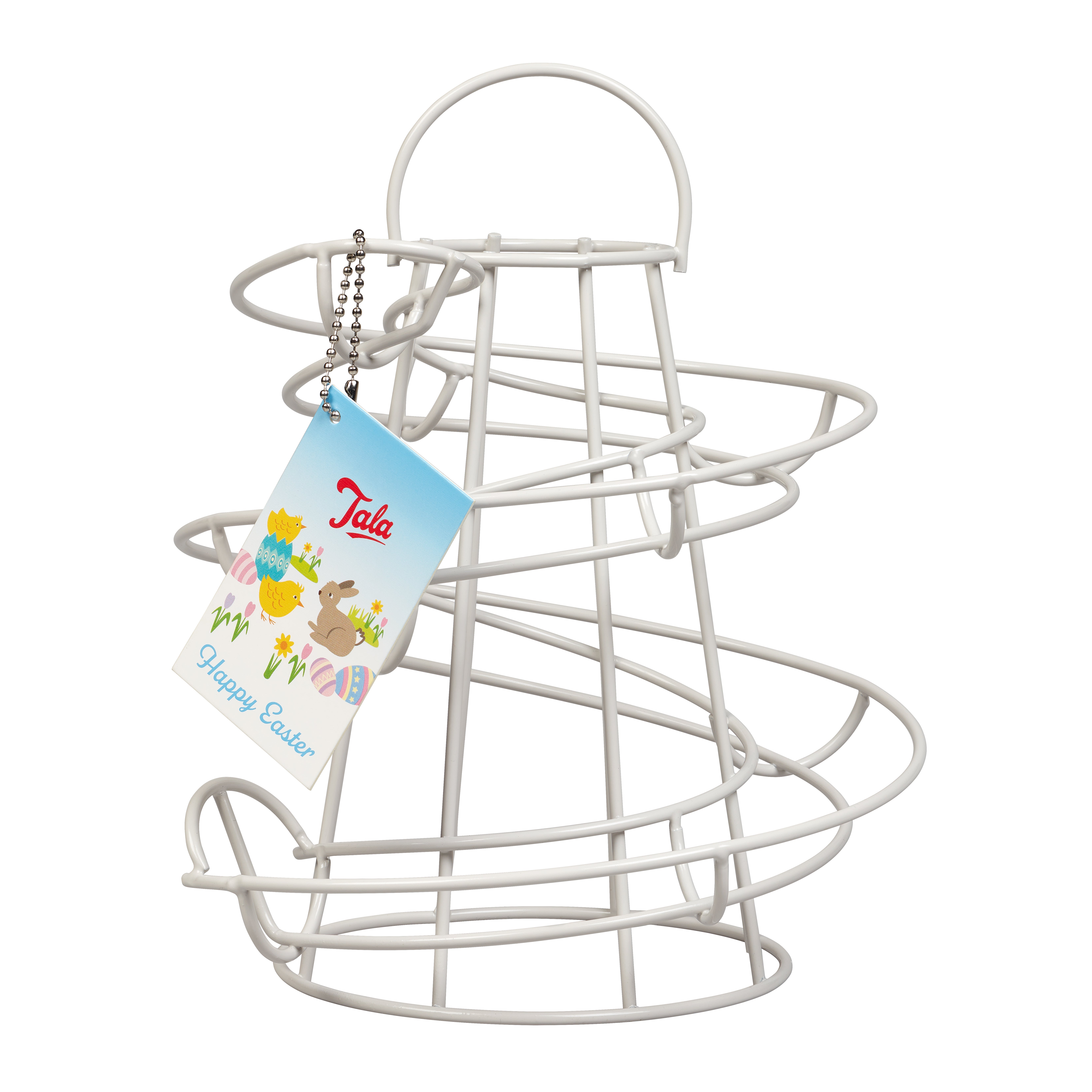 Tala Helter Skelter Egg Holder , 20cm height, Crea