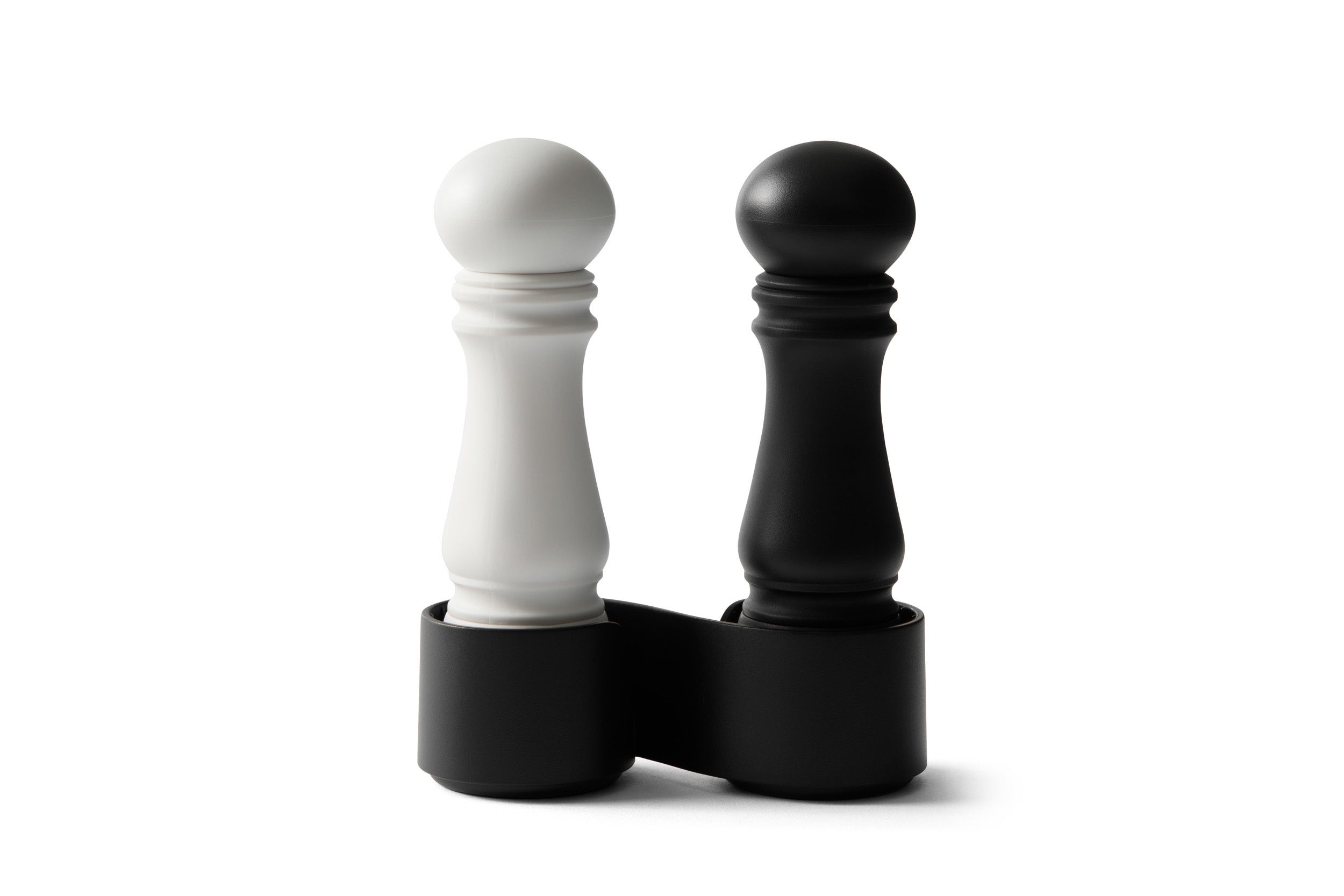 Crushgrind mini grinder set Black & White 14 cm