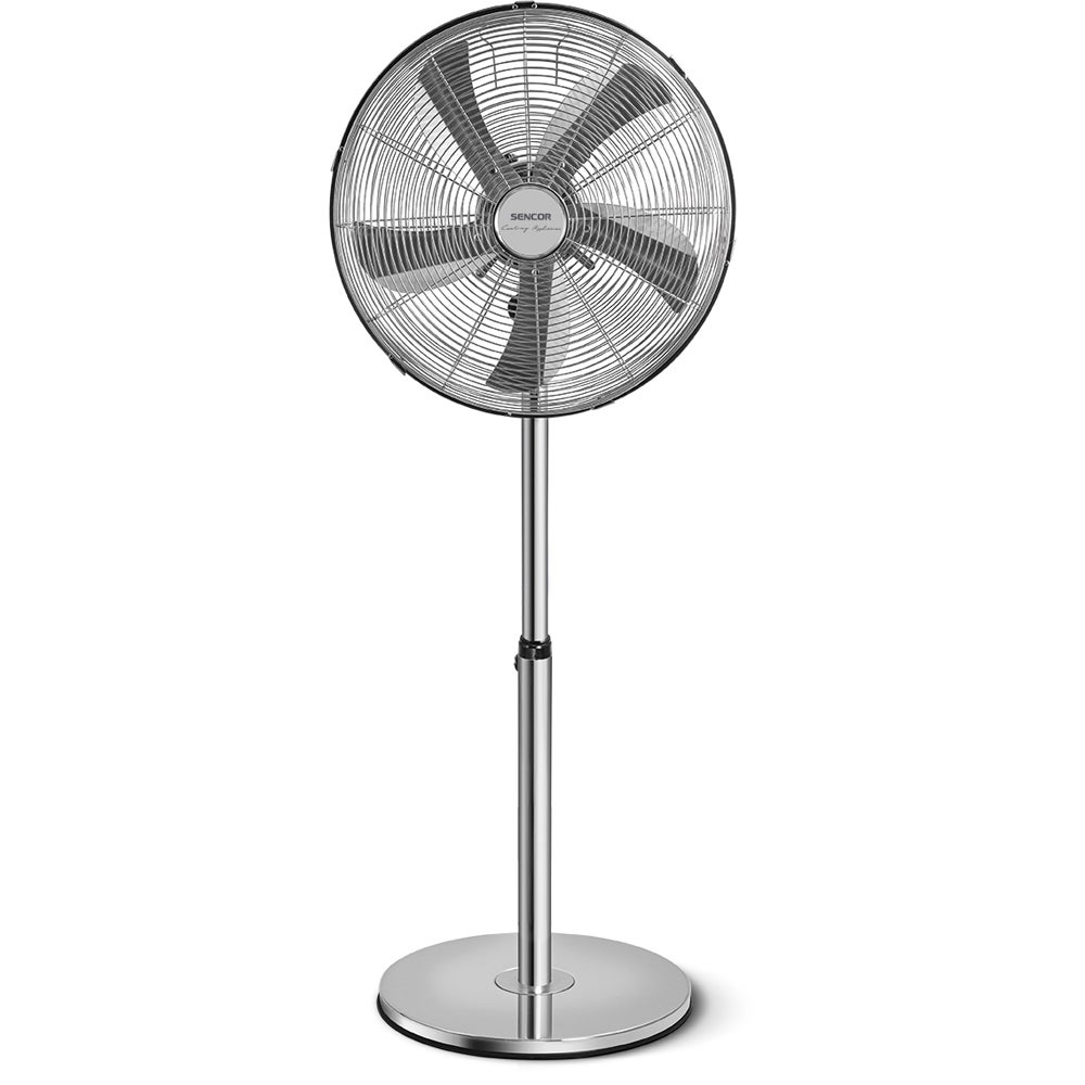 SENCOR Golvfläkt Metall 40 cm dim med justerbar hö