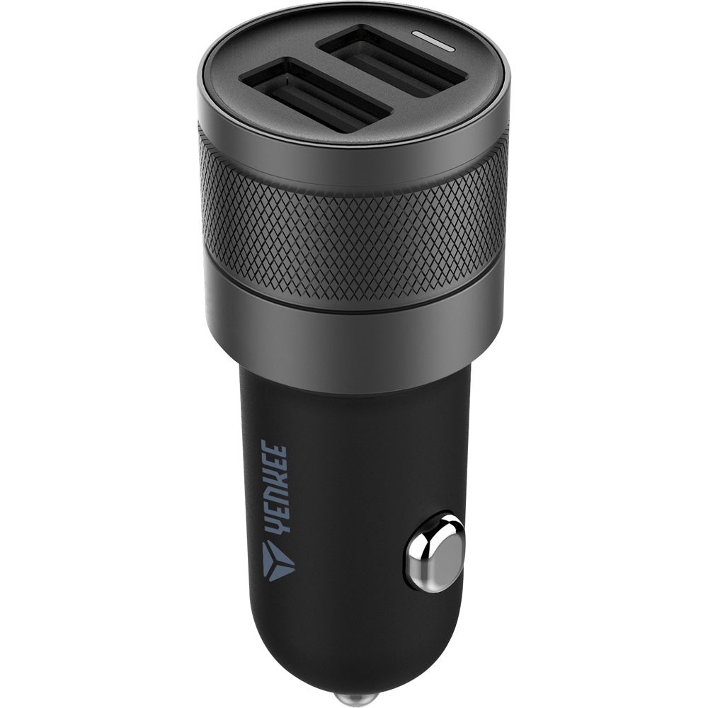 YENKEE Dual USB Bil laddare 4.8A
