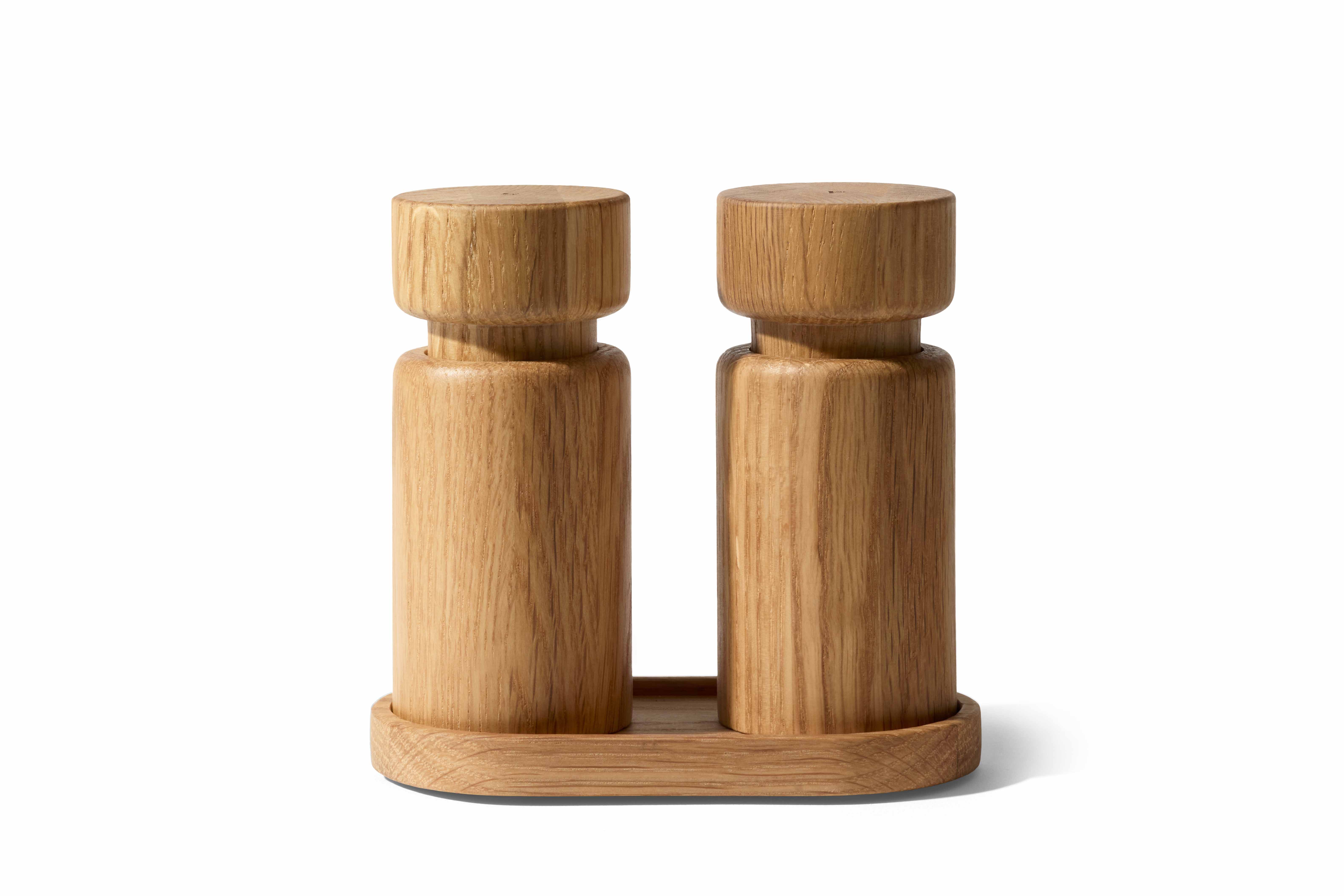 HELSINKI 2 PCS GRINDER SET W TABLETOPPER 11 cm  Na