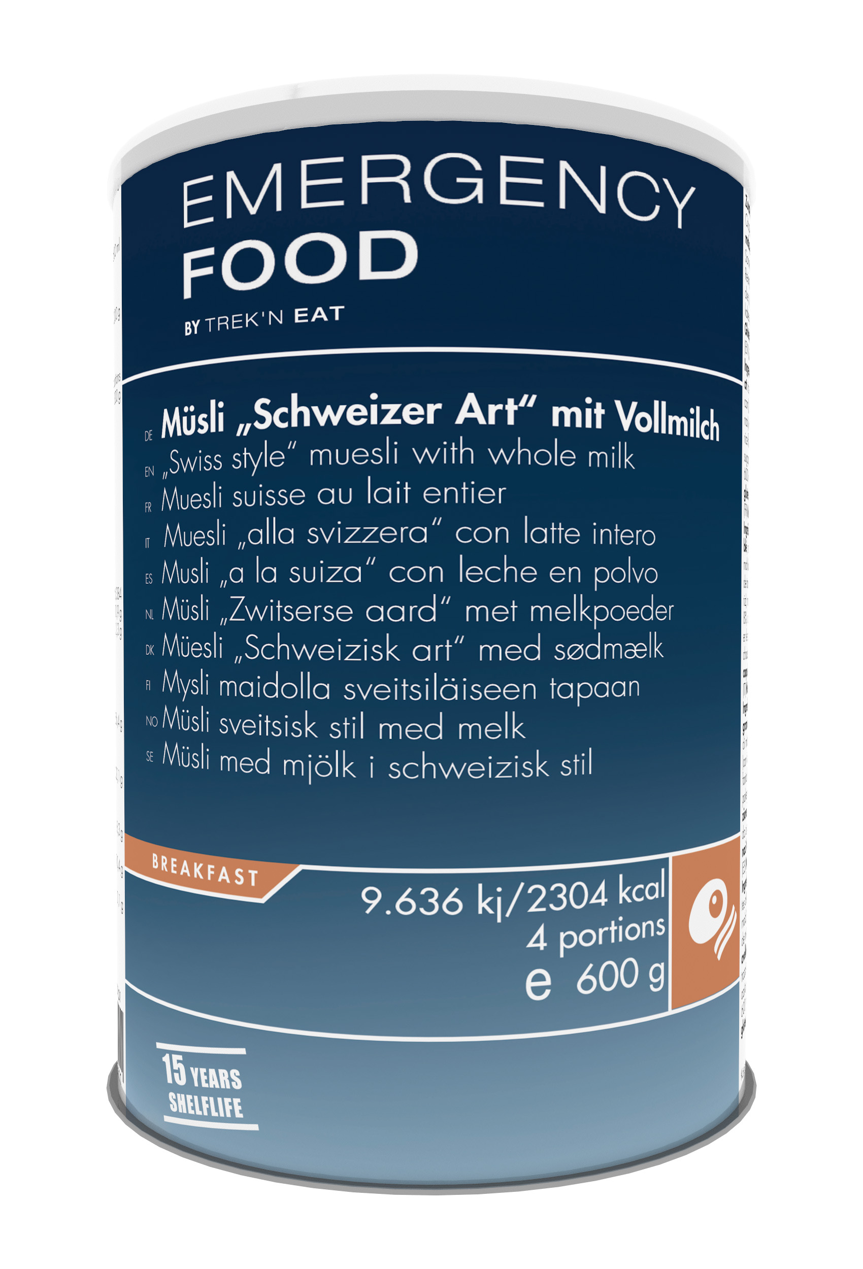 Swiss Muesli with Milk - Emergency Line - Roswi