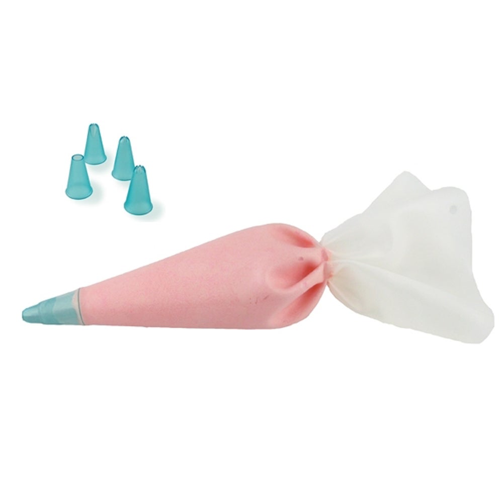 Silicone Icing Bag, plus 5 nozz