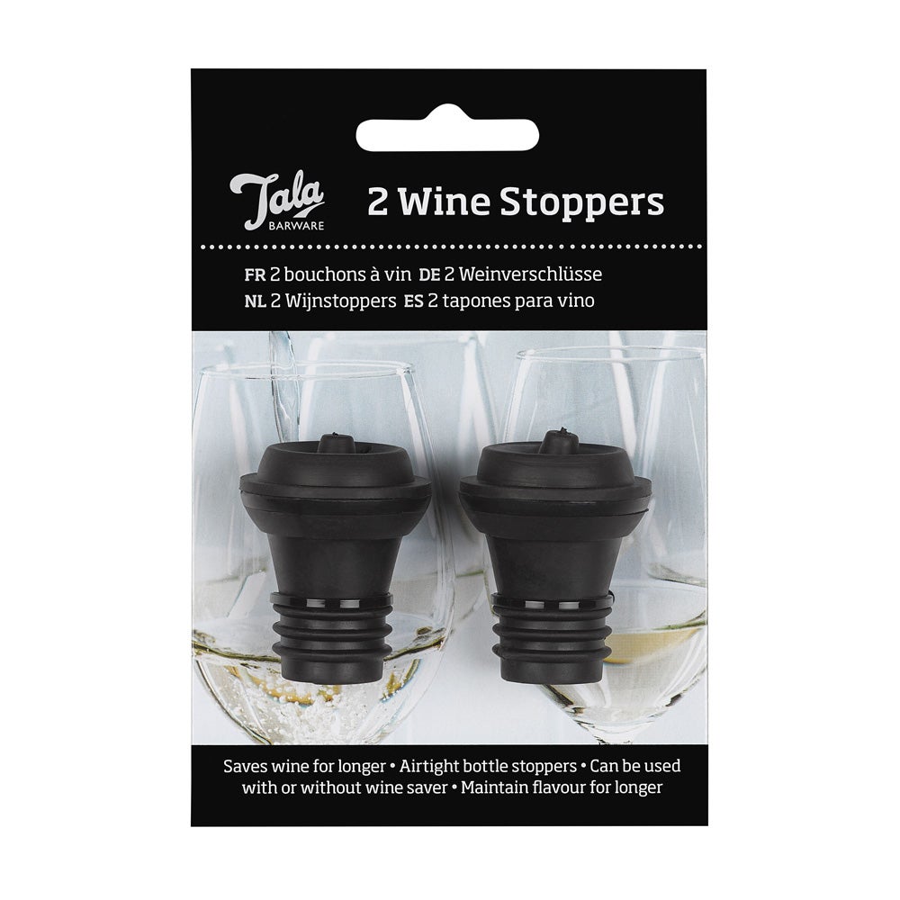 Tala 2 Set Stoppers for Wine Stopper Saver