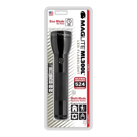 Flashlight ML300L for 2 D-cell batteries