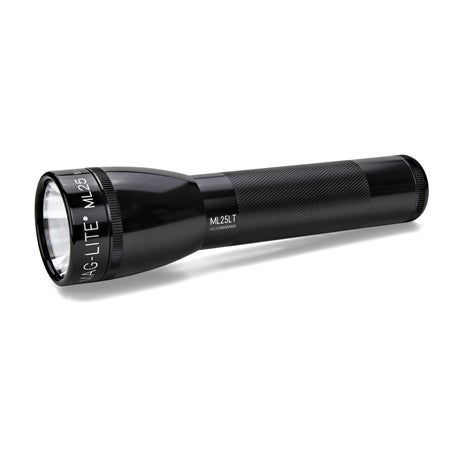 Flashlight ML25LT LED black for 2 C-cell batteries