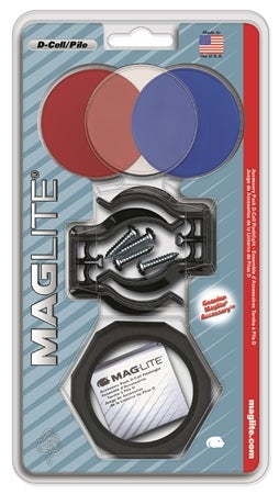 Accessory pack for D- & C-cell flashlights