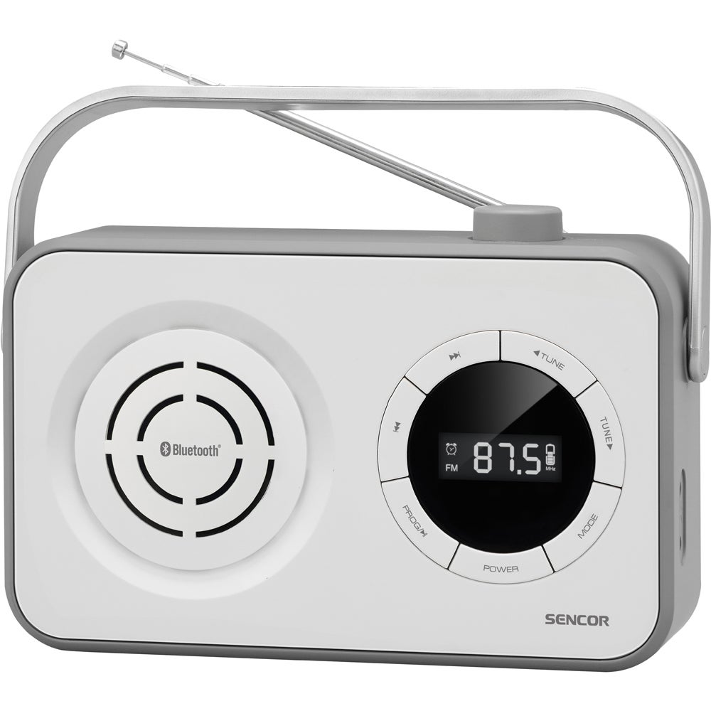 SENCOR Portabel FM Radio med Bluetooth och Micro S