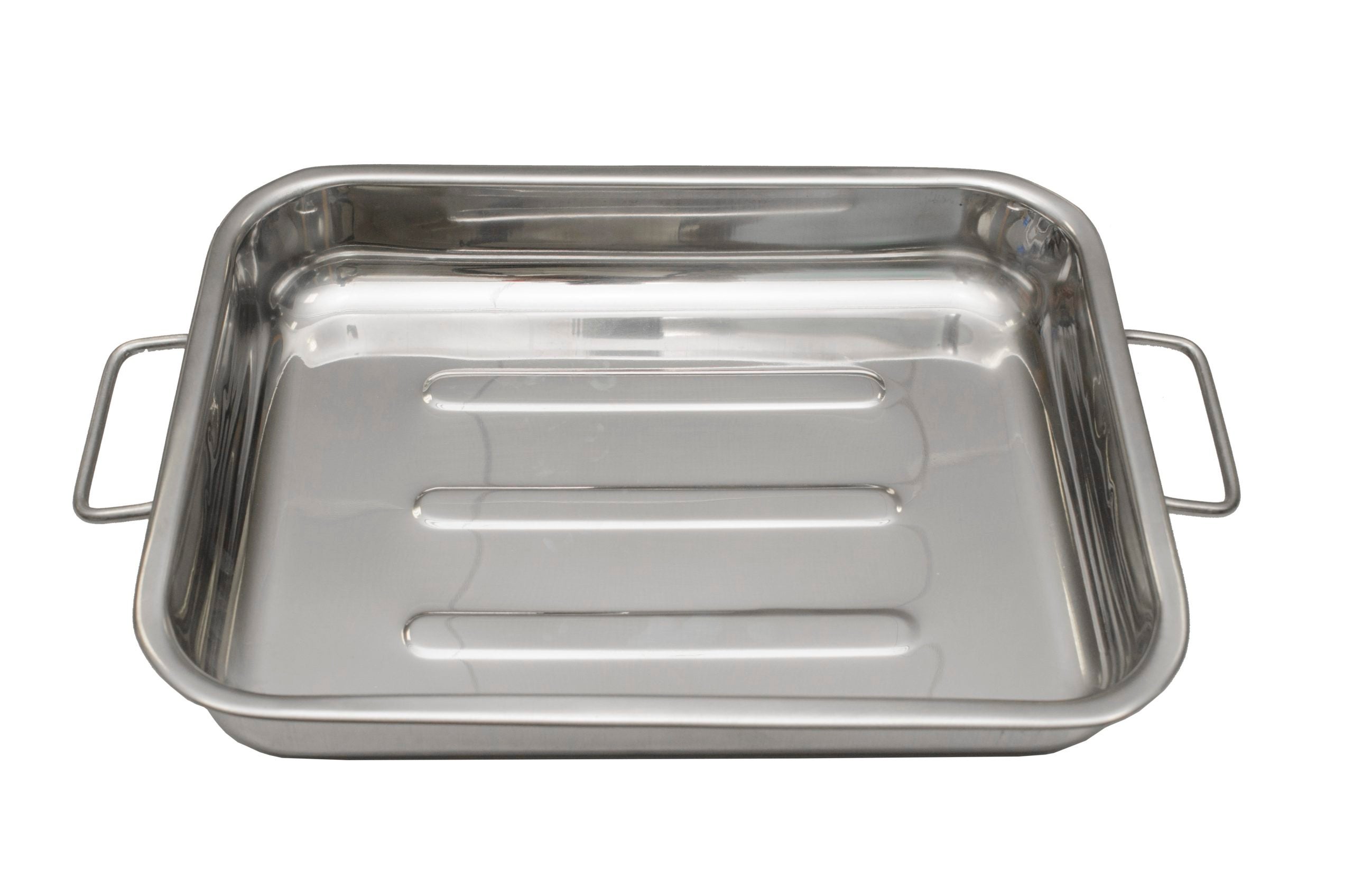 Stainless steel roaster 30x24cm