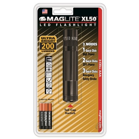 Flashlight XL50 black with